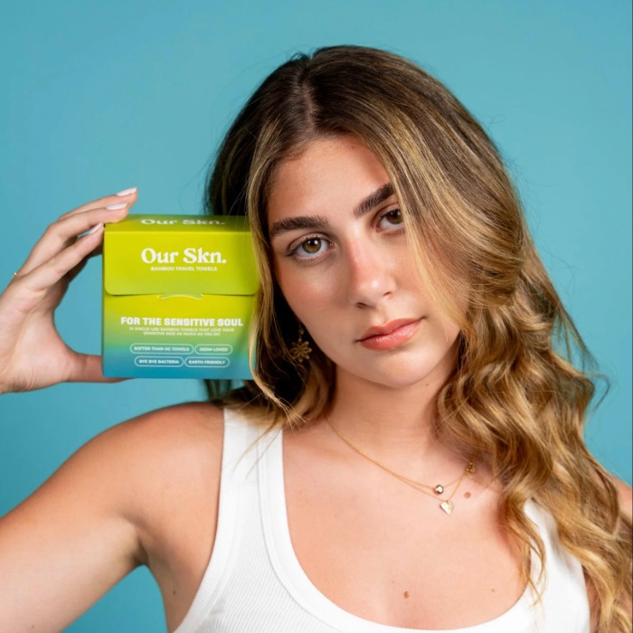 OUR SKN BAMBOO TRAVEL TOWELS